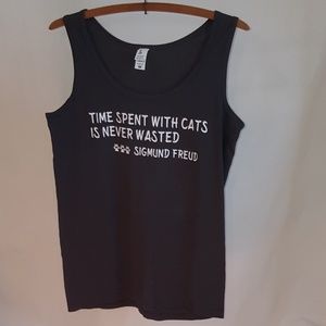 Milk Drunk Clothing Tops - Time Spent With Cats Cat Lover Tank Top Milk Drunk Clothing Tops - Time Spent With Cats Cat Lover Tank Top